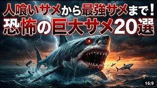 【クリスマスイブ特集】人喰いサメから最強サメまで！恐怖の巨大サメ20選【ゆっくり解説】【総集編】