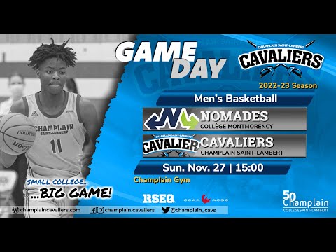 RSEQ D1 Basketball Masculin 🏀 Montmorency @ Ch.-St-Lambert [2022-11-27]