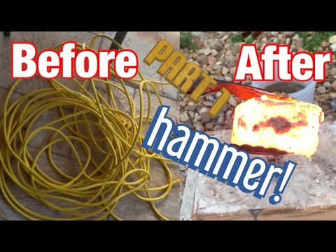 CASTING AN ALUMINUM-BRONZE HAMMER!! *PART ONE*