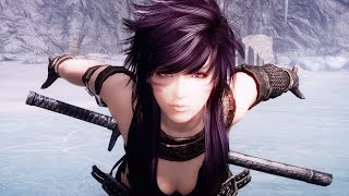 Skyrim Mod: GP Followers #010 Maki - animation test 02