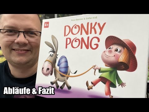 Donky Pong (Logis / Pegasus Spiele) - witziges Laufspiel mit Esel und Seil ab 4 Jahren