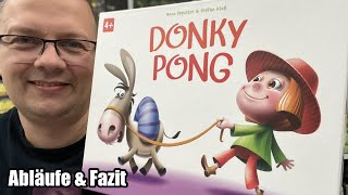Donky Pong (Logis / Pegasus Spiele) - witziges Laufspiel mit Esel und Seil ab 4 Jahren