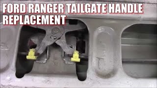 How to replace install Ford Ranger tailgate handle