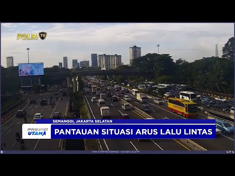 NTMC POLRI - PANTAUAN ARUS LALU LINTAS SORE 08/12/2025