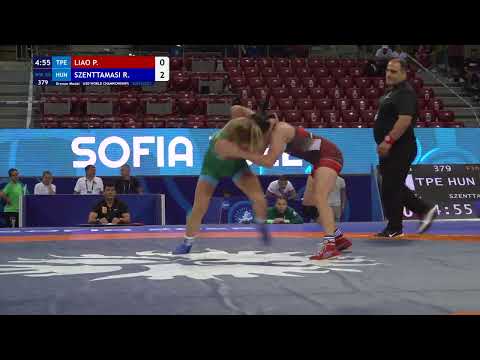 BRONZE WW - 55 kg: P. LIAO (TPE) v. R. SZENTTAMASI (HUN)