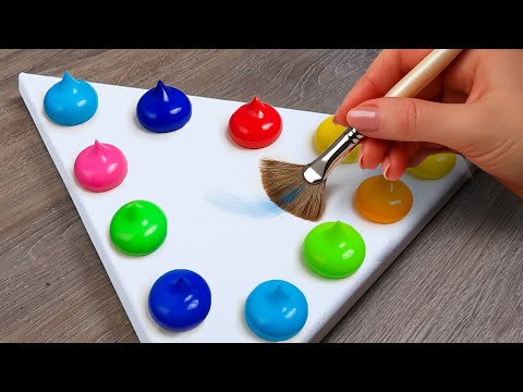 The Art of Angles: Acrylic Meets Triangle 🎨