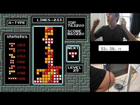 NES Tetris - 1,160,220 in CTM Qualifying