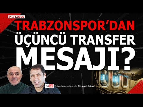 🔴🔵KARADENİZ FIRTINASI | TRABZONSPOR'UN YENİ TRANSFERİ KİM? | 21.01.2026 #trabzonspor