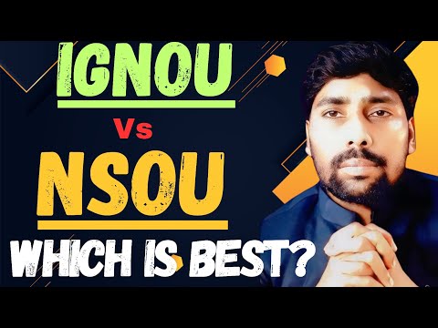 IGNOU vs NSOU ।Which is Best for you।Job opportunity in india। Result and language।Duration। Quality