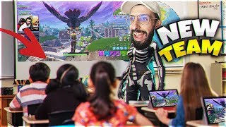 Je m incruste dans un groupe d enfants pour un *top1 de folie* sur fortnite 17 kills 