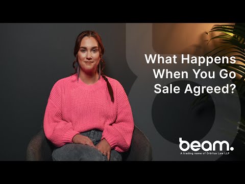 What happens when you go sale agreed ?