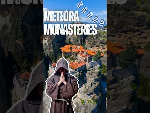 Meteora: Greece’s Breathtaking Cliffside Monasteries 🇬🇷 #travel #explore #greece