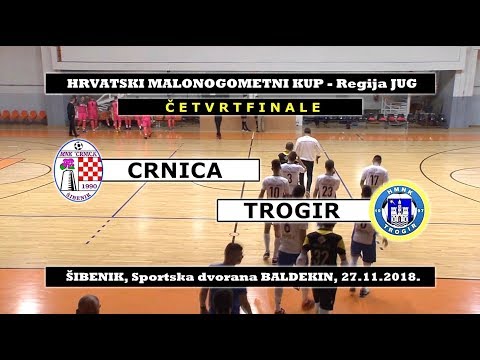 HMN KUP - JUG, 1/4: CRNICA - TROGIR  5:4, 27.11.2018.