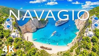 Navagio, Greece 4K Drone Footage 🇬🇷 Turquoise Waters, Golden Sands & a Shipwreck Legend in Greece