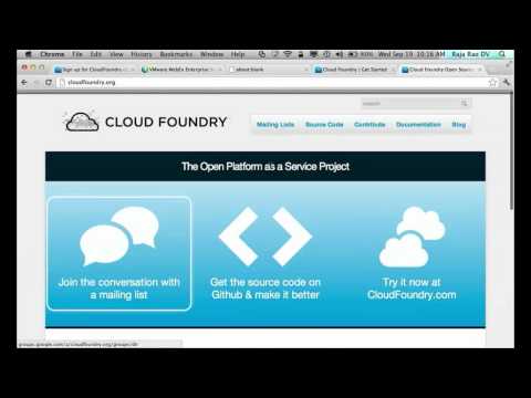 Get Started with Platform as a Service: Learn Cloud Foundry Webinar
