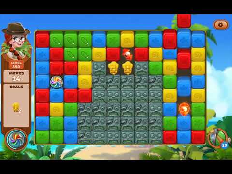 Lost Island Blast Adventure Level 880 NO BOOSTERS - A S GAMING