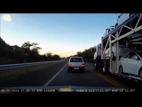 Vídeo de ultrapassagens Viagem para o Nordeste 2014 - Parte 2