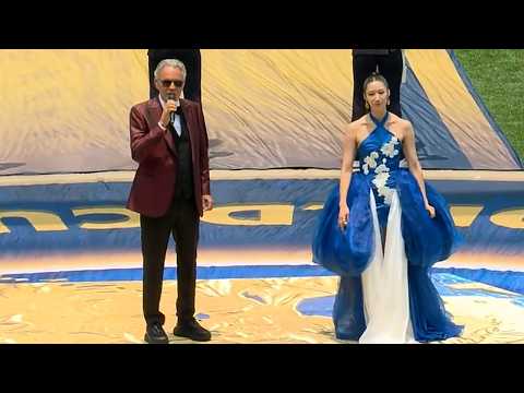 Andrea Bocelli & Ejae DNA performance at FIFA World Cup 2026 Opening Ceremony