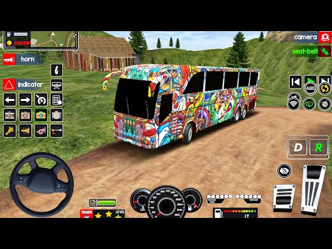 Best Bus Games 2025 - Real Coach Bus Realistic Offroad Driving Games - Android GamePlay