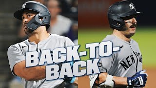 Giancarlo Stanton and Austin Wells hit CLUTCH BACK-TO-BACK HOMERS to tie MLB HISTORY! 😳