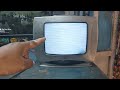 LG 14 Inch CRT TV No Picture White Screen Retrace Line Problem Repair And Solution