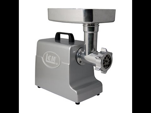 LEM Mighty Bite #8 Grinder Deer Sausage at the preppers retreat