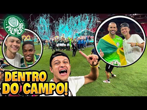 PALMEIRAS CAMPEÃO DA SUPERCOPA DO BRASIL E EU TAVA DENTRO DO CAMPO!! Palmeiras 4 x 3 Flamengo