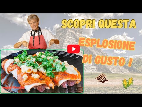 ENCHILADAS VEGANE A TAVOLA CON I MAYA