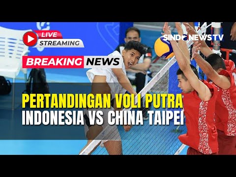🔴LIVE Volly Putra INDONESIA VS CHINA TAIPEI - ASIAN YOUTH GAMES 2025 | 21/10