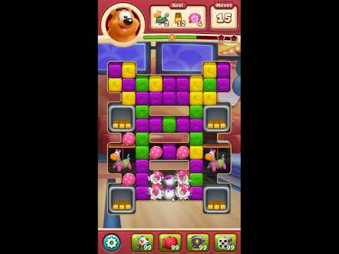 Toon Blast Level 6664 - NO BOOSTERS 🐻🐺🐱 | SKILLGAMING ✔️