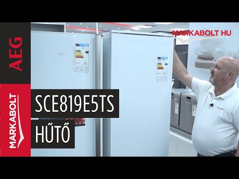 Šaldytuvas AEG SCE819E5TS video