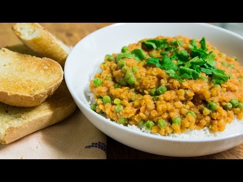 HCLF Vegan Red Lentil Curry (Masoor Dal) Recipe - Starch Solution Friendly