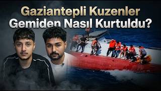 Girne Açıklarında Alabora Olan Gemiden Sağ Kurtuldular! Kuzenler Dehşe