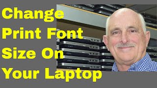 Change Print Font Size in Windows 7