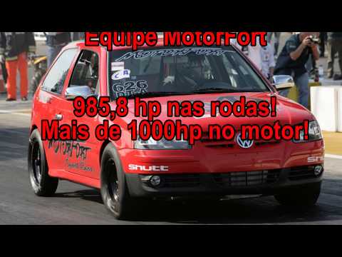 VW AP 16V Turbo Recorde de potência 1000hp MotorFort Erik Moura