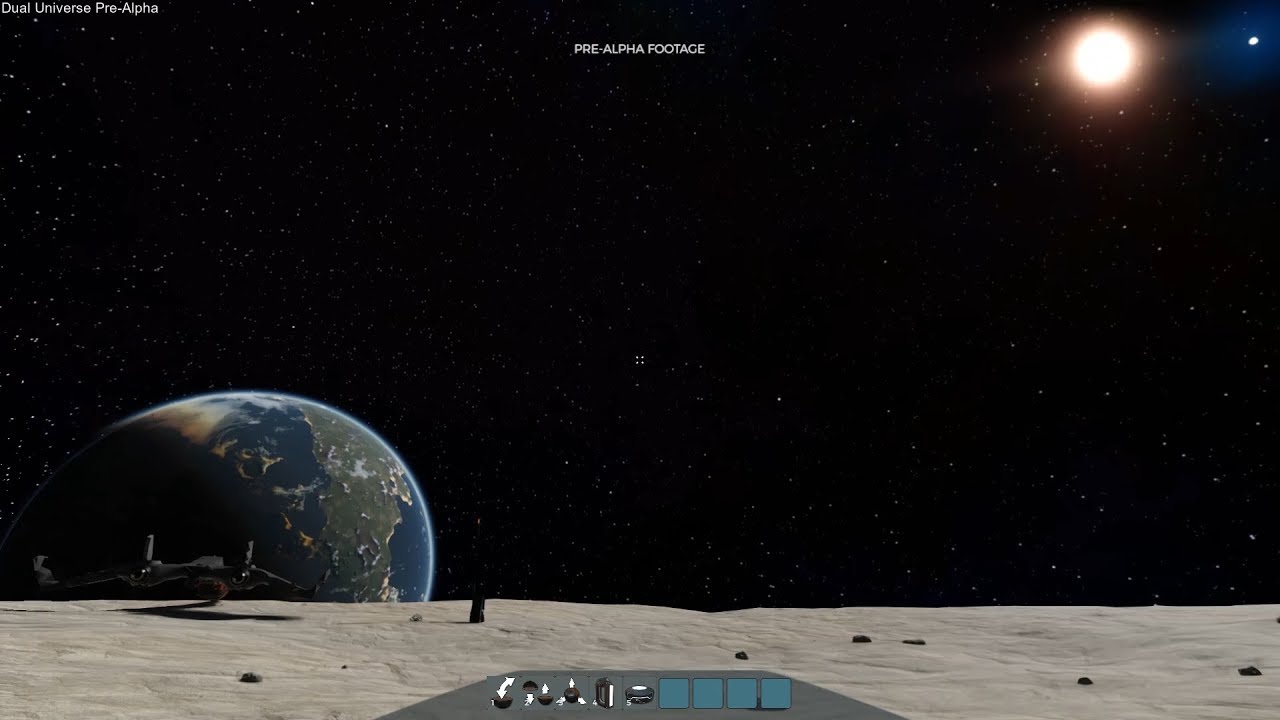 Dual Universe Alioth's Moon to Alioth Uncut Flight | Pre-Alpha Video - YouTube