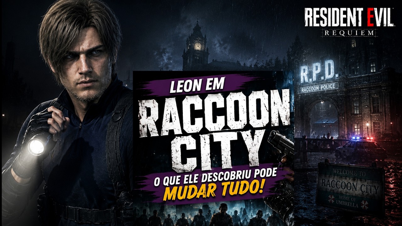 LEON ENTRA EM RACCOON CITY! E NADA É COMO PARECE!