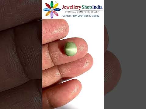 Quartz Cats Eye Stone (Certified) Lehsunia Stone video thumbnail
