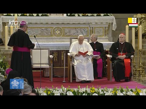 Rencontre du Pape avec les évêques, les prêtres, les consacrés et les agents pastoraux de Hongrie