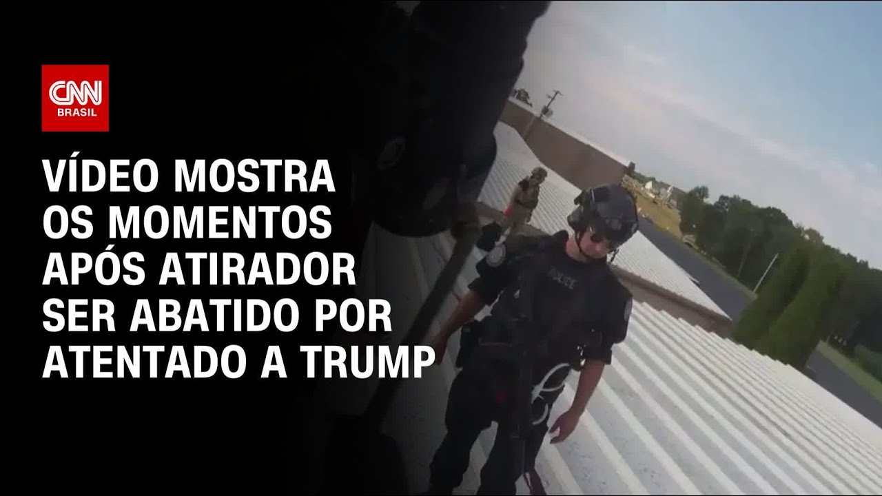 Vídeo mostra os momentos após atirador ser abatido por atentado a Trump | CNN 360°