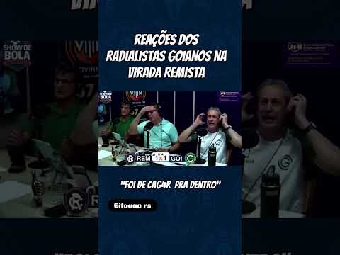 REAÇÃO DOS RADIALISTAS DE GOIÁS NOS GOLS DE ACESSO DO REMO... KKKKKKKK