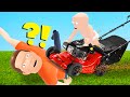 My BABY Found The *NEW* LAWN MOWER! | Who's Your Daddy