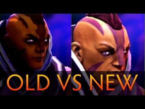 Dota 2 Old Anti-Mage vs New Anti-Mage (side by side comparison)