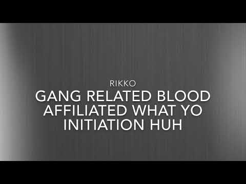 RIKKO FEAT OG RII & CUJO - AFFILIATED (LYRICS)
