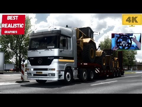 Mercedes Actros MP1| Realistic Driving | JBX2-PNG GC-Alpha Preset | Bad Oeynhausen-Wiesbaden
