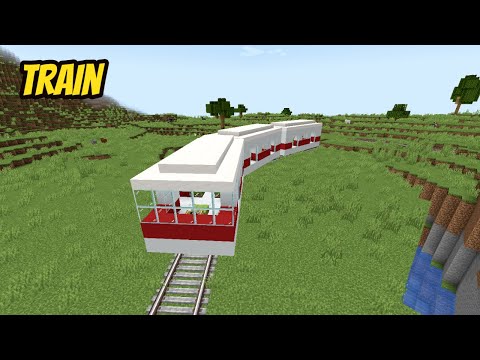 Build Realistic train in minecraft - Create mod v0.5