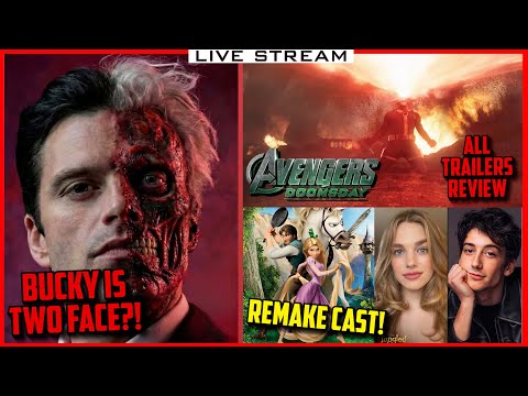 🔴 Sebastian Stan is TWO FACE?! Avengers Doomsday Trailers Discussion & Rapunzel Remake Cast!