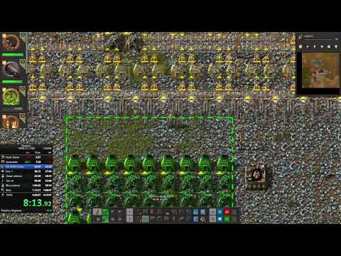 Factorio 100% Speedrun With All Achievements in 4h22m59s [Former PB]