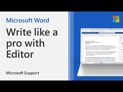 How to use Microsoft Editor Microsoft