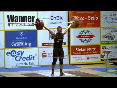 Best Snatch (up to 143kg) SV Germania Obrigheim gegen KSV Durlach Gewichtheben 2016 02 13